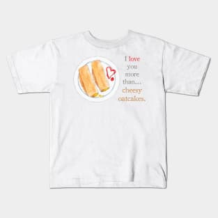 STOKE ON TRENT: CHEESY OATCAKES Kids T-Shirt